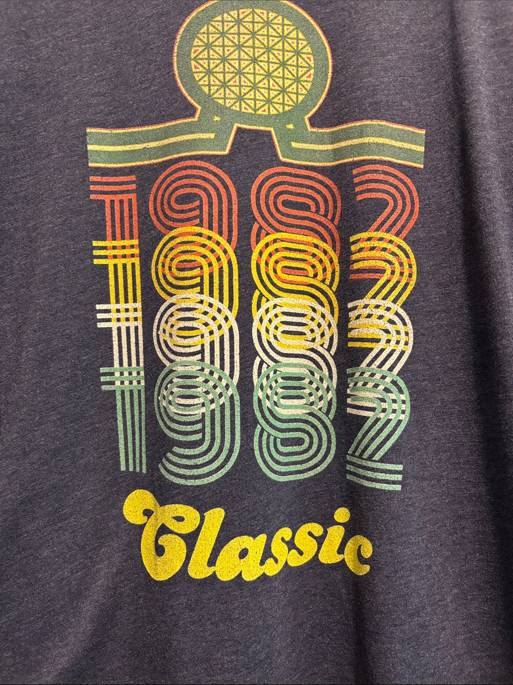 Epcot 1982 Classic T Shirt Xl Teepublic Dark Blue Gray — image 2 of 8